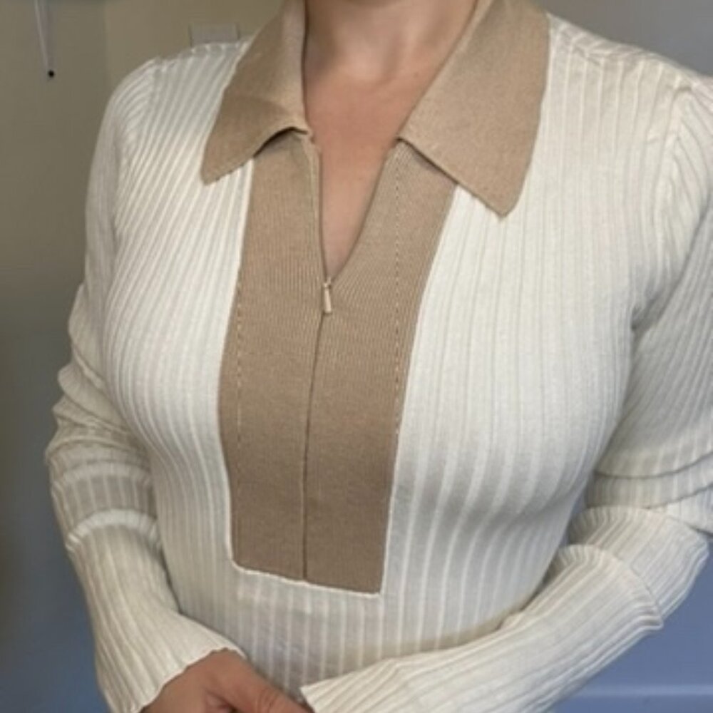 Preppy cream bodysuit from Abercrombie & Fitch